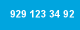 929 123 34 92